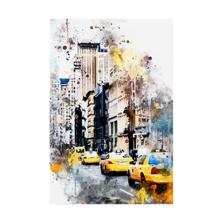 Philippe Hugonnard 'NYC Watercolor Collection - 401 Broadway' Canvas Art,12x19